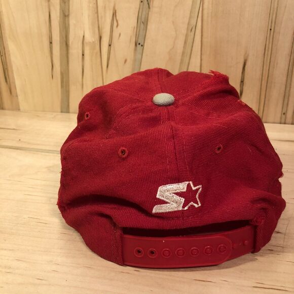 Vintage Cincinnati Reds Starter Arch 100% Wool Snapback Hat 90s - Picture 6 of 10